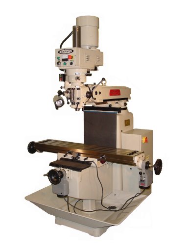 10 x 50 knee mill with inverter head and ballscrews
